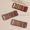 Nine Colors in One Earth Tone Eyeshadow Blush Highlights & Contour Powder Palette Everyday Makeup