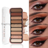 Nine Colors in One Earth Tone Eyeshadow Blush Highlights & Contour Powder Palette Everyday Makeup