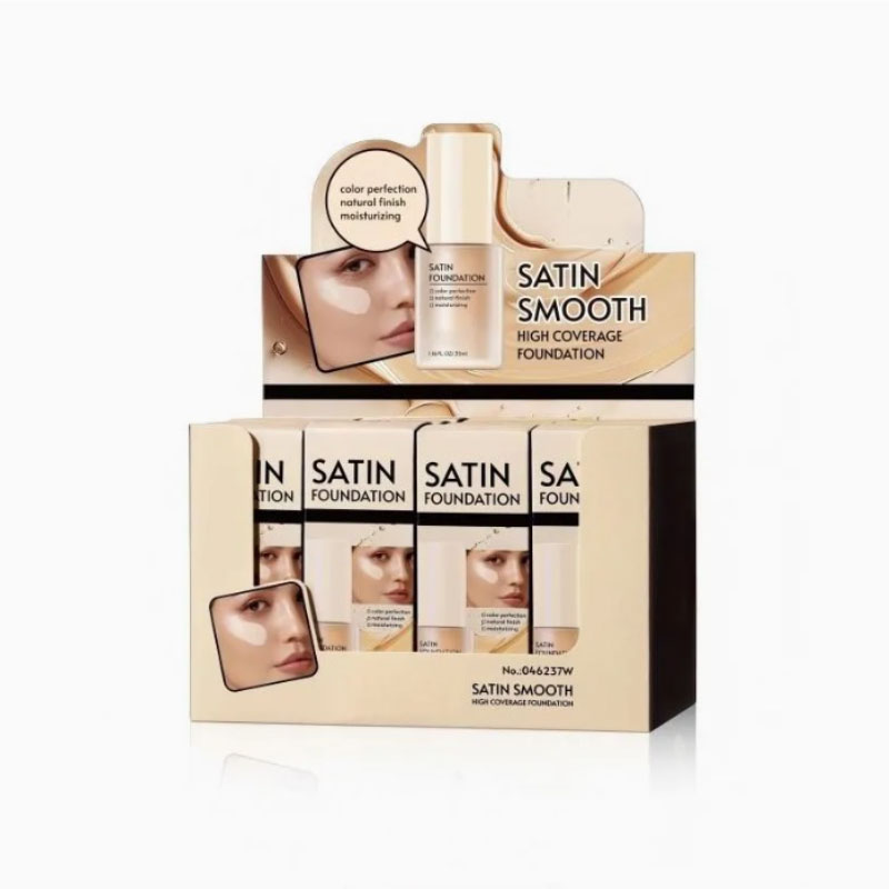 Velvet Lightweight Smooth-on Anti-Slip Long-Wearing Foundation Liquid Whitening Cream Controls Oil Conceals Moisturizes Hydrates