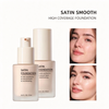 Private Label High Coverage Satin Liquid Foundation Long Lasting Waterproof Facial Makeup For All Skin Types