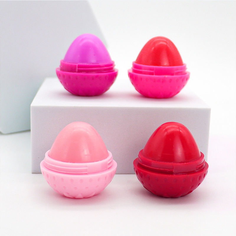 Strawberry Lip Balm Hydrating and Moisturizing Fruit Flavored Lip Gloss for Soft Smooth Lips