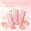 Customized Herbal Mineral Moisturizing Non-toxic Vegan Children's Lip Oil Care Sunscreen Long-lasting High-visibility Waterproof Gloss Lip Color