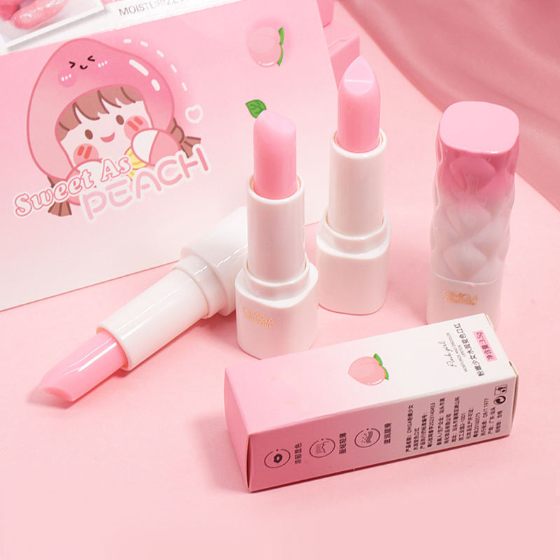 Wholesale Organic Sugar Infused Fruit-Flavored Color Change High-Shine Moisturizing Lip Balm Makeup
