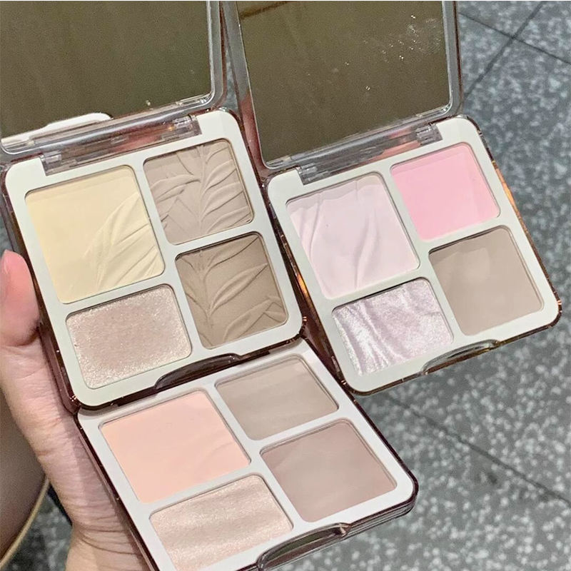 Matte Highlighter Contour Powder All-in-One Brightening & Face Shaping Formula for Defined Lasting Makeup