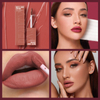 Beauty Makeup Velvet Lip Gloss Long Lasting Matte Lipstick Tint Waterproof Non-Stick Brightening Lip Glaze Oil Vegan Liquid