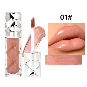 New Natural Shine Wholesale Private Label Water Mirror Glossy Lip Gloss Set Moisturizing Glitter Lip Gloss Kit Long Lasting Makeup Lip Gloss