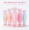 Private Label Kids Pearlescent Lip Gloss Lightweight Fruity Scent Moisturizing Transparent Lip Oil