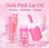Private Label Love Heart Lip Gloss Daily Moisturizing Glossy Finish Gentle Lip Care Oil