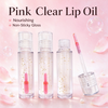 Private Label Peach Glow Lip Oil Daily Nutrition Lightweight Shine Lip Care