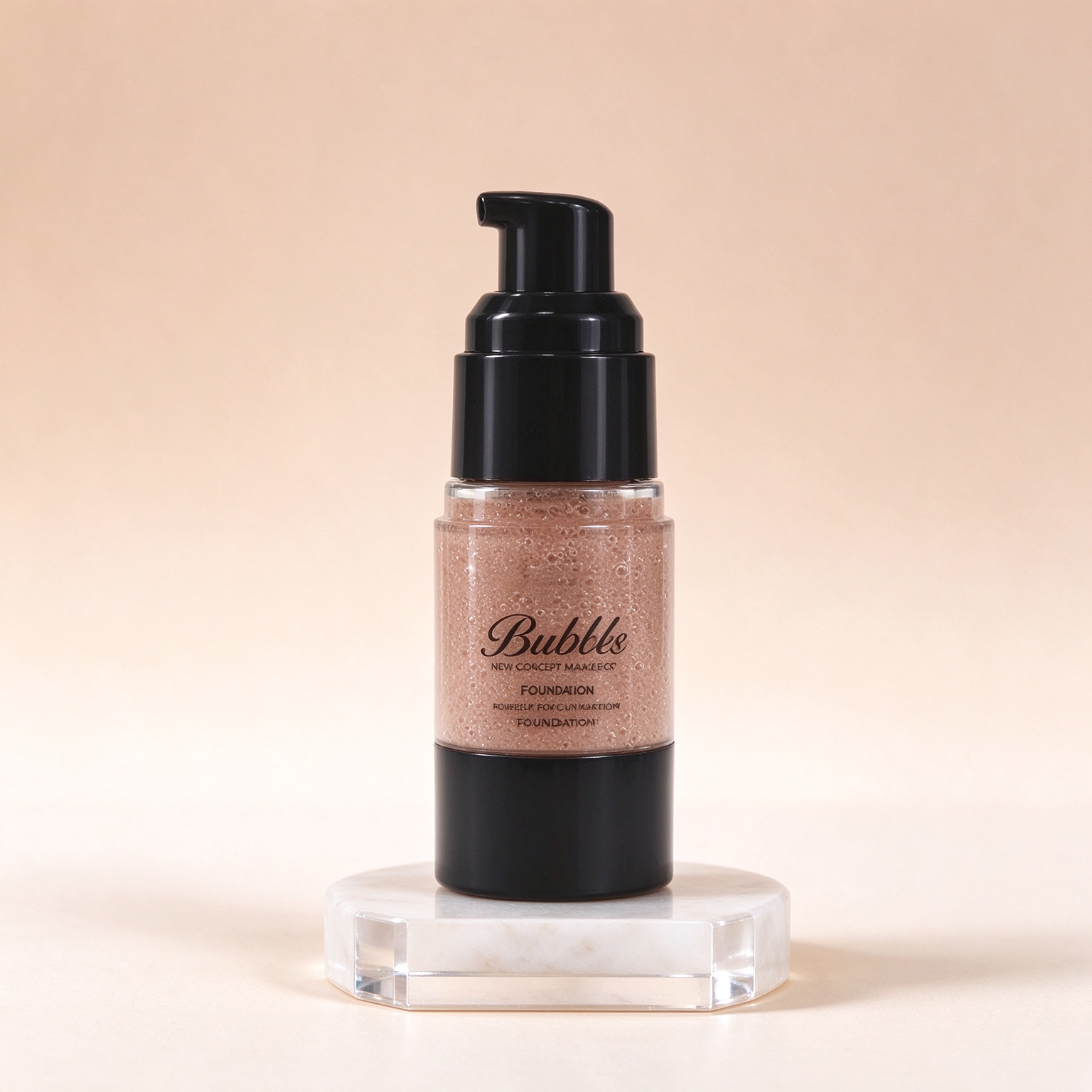 Private Label Holding Makeup Flawless Bubbles Foundation Long Lasting Waterproof Facial Cosmetic