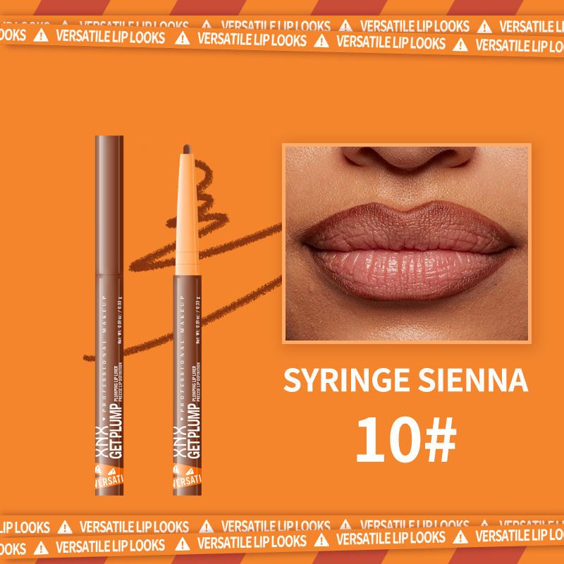 New 12-color Mineral Natural Lipstick-Enlarges Lips Moisturizes Long-Lasting Waterproof Formula Rotating Lip Liner