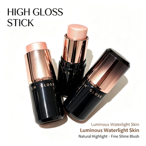 Wholesale Korean Style Natural Highlighter Stick Soft Shimmer Glow Looks Makeup Contouring and Blush Stick
