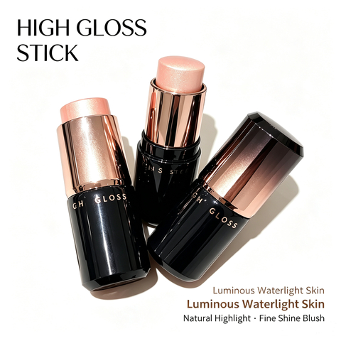 Wholesale Korean Style Natural Highlighter Stick Soft Shimmer Glow Looks Makeup Contouring and Blush Stick