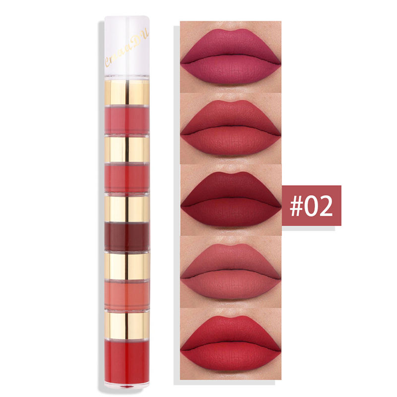 20-Color Velvet Nude Matte Liquid Lipstick Set Long-Lasting Waterproof Pigmented Lipgloss Wholesale