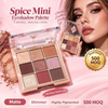 Private Label Spice Mini Eyeshadow Palette 9 Shades Matte Shimmer Highly Pigmented Vegan With ISO GMPC MSDS Halal Custom Cosmetic OEM ODM Small Batch MOQ500