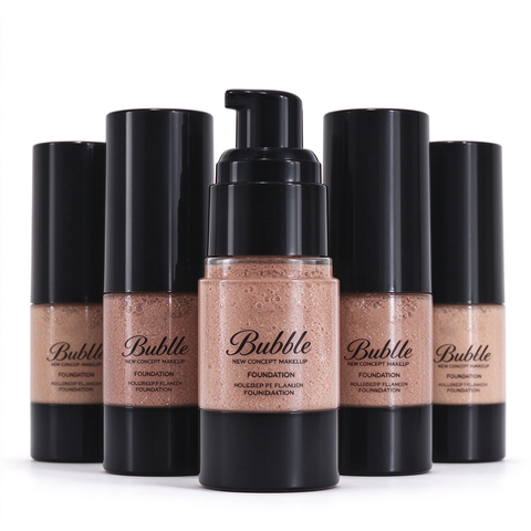 Private Label Holding Makeup Flawless Bubbles Foundation Long Lasting Waterproof Facial Cosmetic