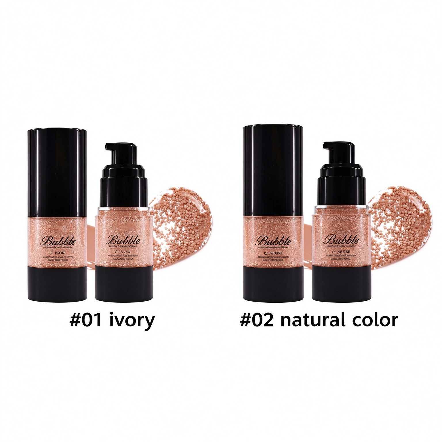 Private Label Holding Makeup Flawless Bubbles Foundation Long Lasting Waterproof Facial Cosmetic