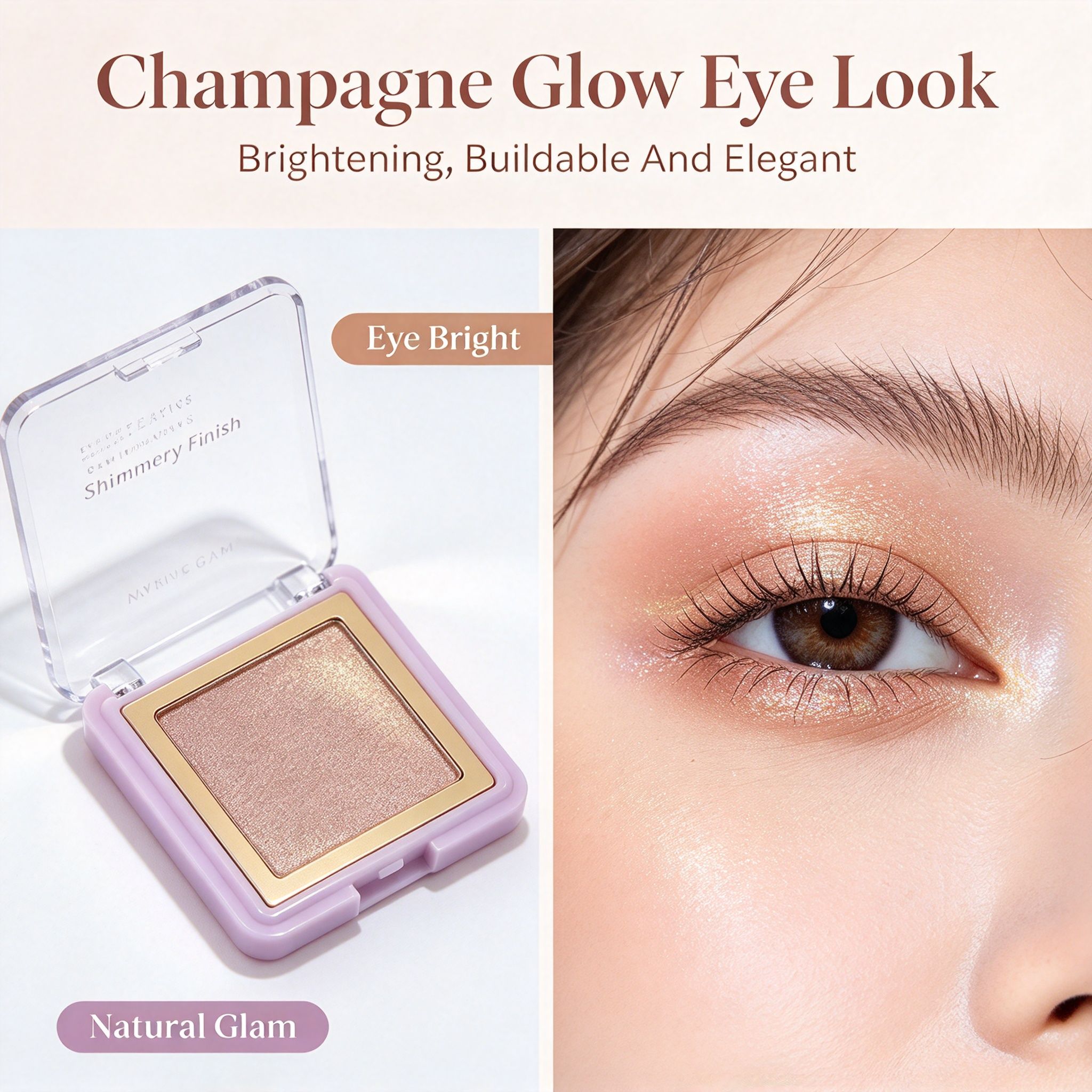 Private Label Single Shade Shimmer Highlighter Powder, Face Brightening Makeup, Waterproof Long Lasting, Custom Logo, Vegan Cruelty Free, ISO GMPC MSDS Halal, OEM ODM Small Batch MOQ500