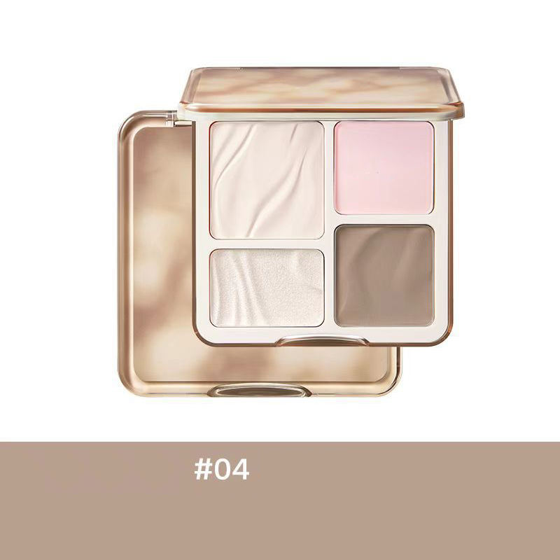 Matte Highlighter Contour Powder All-in-One Brightening & Face Shaping Formula for Defined Lasting Makeup