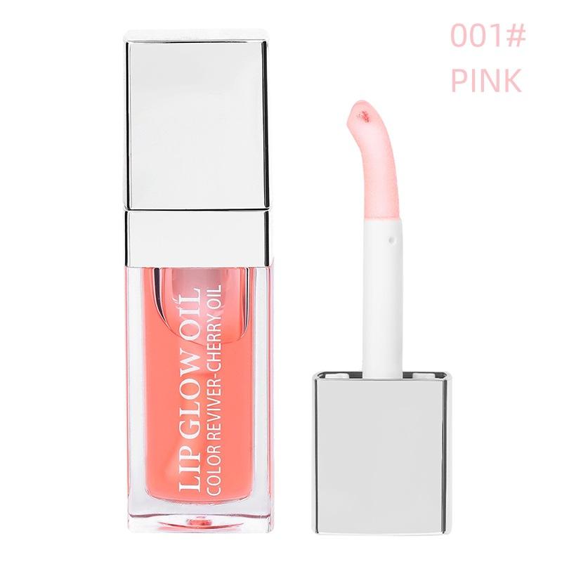 Long-Lasting Clear Glitter Lip Color Cosmetics Cute Lipgloss Personalizado Shimmer Vegan Natural Fruit Moisturizing Lip Plumping