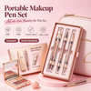 Private Label 4 Colors In One Lip Liner Pen Multi Shades Lip Pencil Waterproof Long Lasting Vegan With ISO GMPC MSDS Halal Custom Cosmetic OEM ODM Small Batch MOQ500