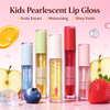 Private Label 6 Shades Fruit Scent Lip Gloss Hydrating Nourishing Color Changing Lip Oil Tint