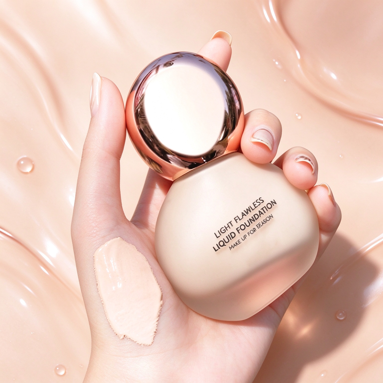 Private Label Full Coverage Hydrating Liquid Foundation Waterproof Long Lasting Facial Makeup Concealer