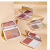 Natural Finish Translucent Contouring Powder All in One Blush Highlighter Palette Waterproof Smudge Proof Face Makeup
