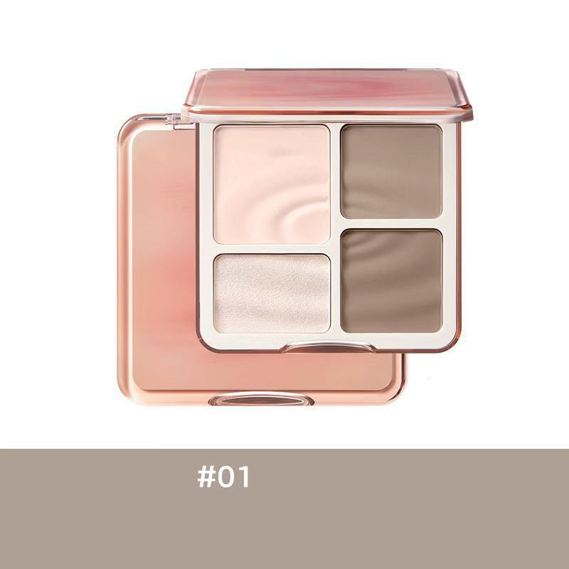 Matte Highlighter Contour Powder All-in-One Brightening & Face Shaping Formula for Defined Lasting Makeup