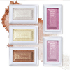 Single Color Blush & Highlight Powder Natural Brightening Pearlescent Glitter for 3D Radiant Makeup Glow
