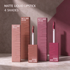4 Colors Square Tube Matte Liquid Lipstick Set Private Label Long Lasting Lip Tint