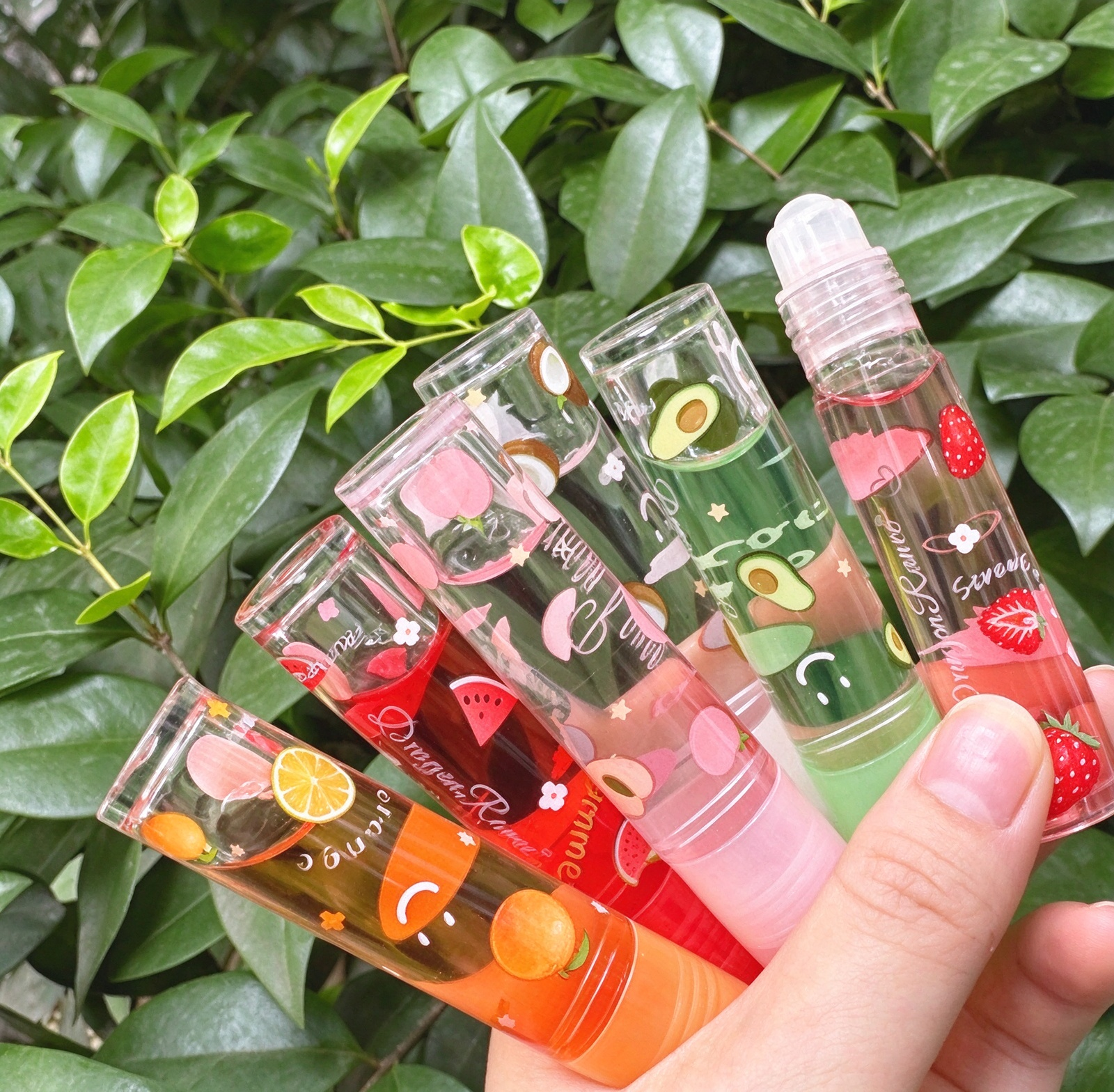 Private Label Fruit Series Moisturizing Non Greasy Lip Oil Long Lasting Nourishing Lip Gloss
