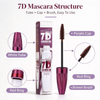 OEM ODM 7D Colossal Volume Mascara, Waterproof Lengthening Curling Mascara, Smudge Proof Long Lasting Eye Makeup, GMPC MSDS Halal Certified Private Label Mascara