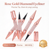 OEM Diamond Decor Liquid Eyeliner Pen, Waterproof Quick Dry Black Eyeliner, Smudge Proof Long Lasting Rhinestone Eyeliner, GMPC MSDS Halal Certified Private Label Eye Makeup