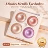 Private Label 4 Colors Baked Highlighter Palette, Donut Shimmer Pressed Highlight Powder, Multi Shade Face Glow Makeup, GMPC ISO MSDS Halal Custom OEM ODM Cosmetic