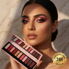 Private Label 12 Color Eyeshadow Palette High Pigment Matte Shimmer Makeup Custom Logo 3-7D Fast Sampling Makeup Factory Price