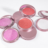 Metallic Shimmer Waterproof Eyeshadow Pigment Pressed Powder Highlighters Eye Makeup for Dark Skin Tone Chemical Ingredients
