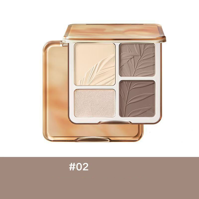 Matte Highlighter Contour Powder All-in-One Brightening & Face Shaping Formula for Defined Lasting Makeup