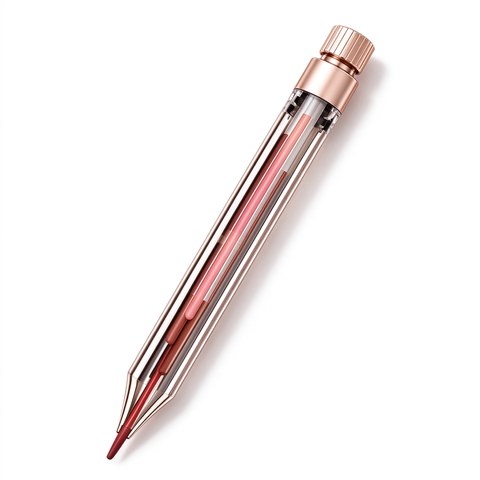 Private Label 4 Colors In One Lip Liner Pen Multi Shades Lip Pencil Waterproof Long Lasting Vegan With ISO GMPC MSDS Halal Custom Cosmetic OEM ODM Small Batch MOQ500