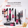 OEM ODM Thickening Lengthening Mascara, Waterproof Smudge Proof Long Lasting Volume Eyelash Mascara, GMPC MSDS Halal Certified Private Label Eye Makeup