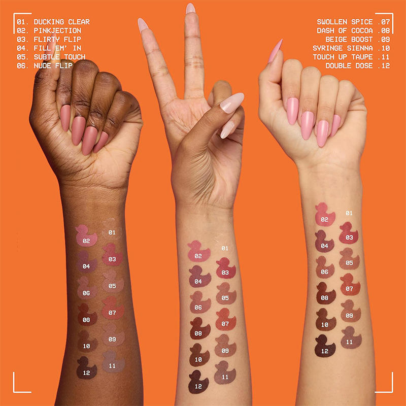 New 12-color Mineral Natural Lipstick-Enlarges Lips Moisturizes Long-Lasting Waterproof Formula Rotating Lip Liner