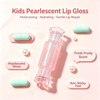 Customized Herbal Mineral Moisturizing Non-toxic Vegan Children's Lip Oil Care Sunscreen Long-lasting High-visibility Waterproof Gloss Lip Color