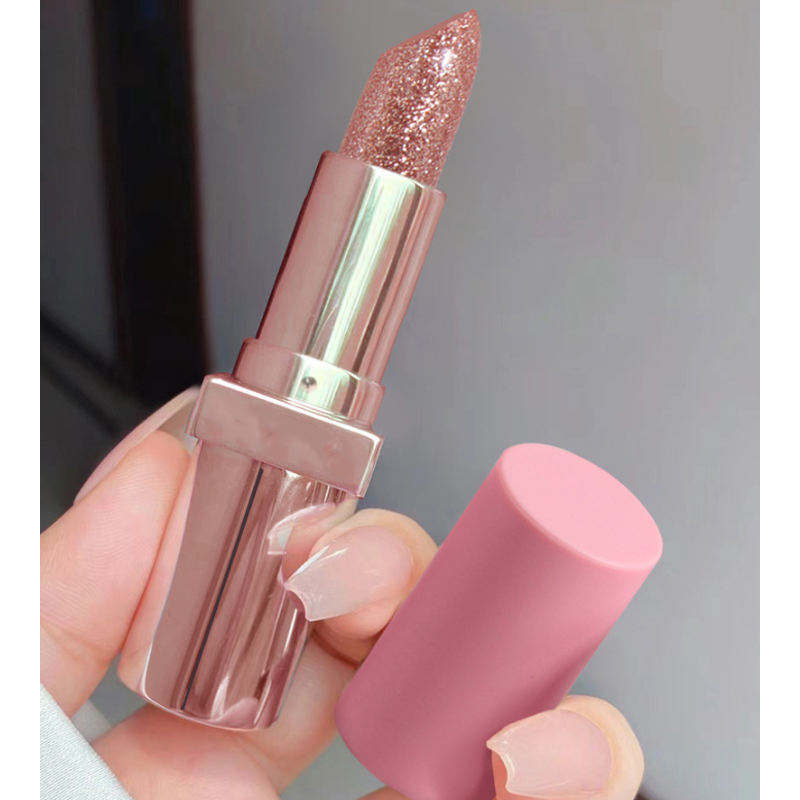 Color Changing Lipstick with Pearl Shine Moisturizing Waterproof Long Lasting Temperature Sensitive Lip Balm