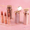 Long-Lasting Waterproof Matte Lipstick with Chain Detail Daily Use Carved Lipstick for Women