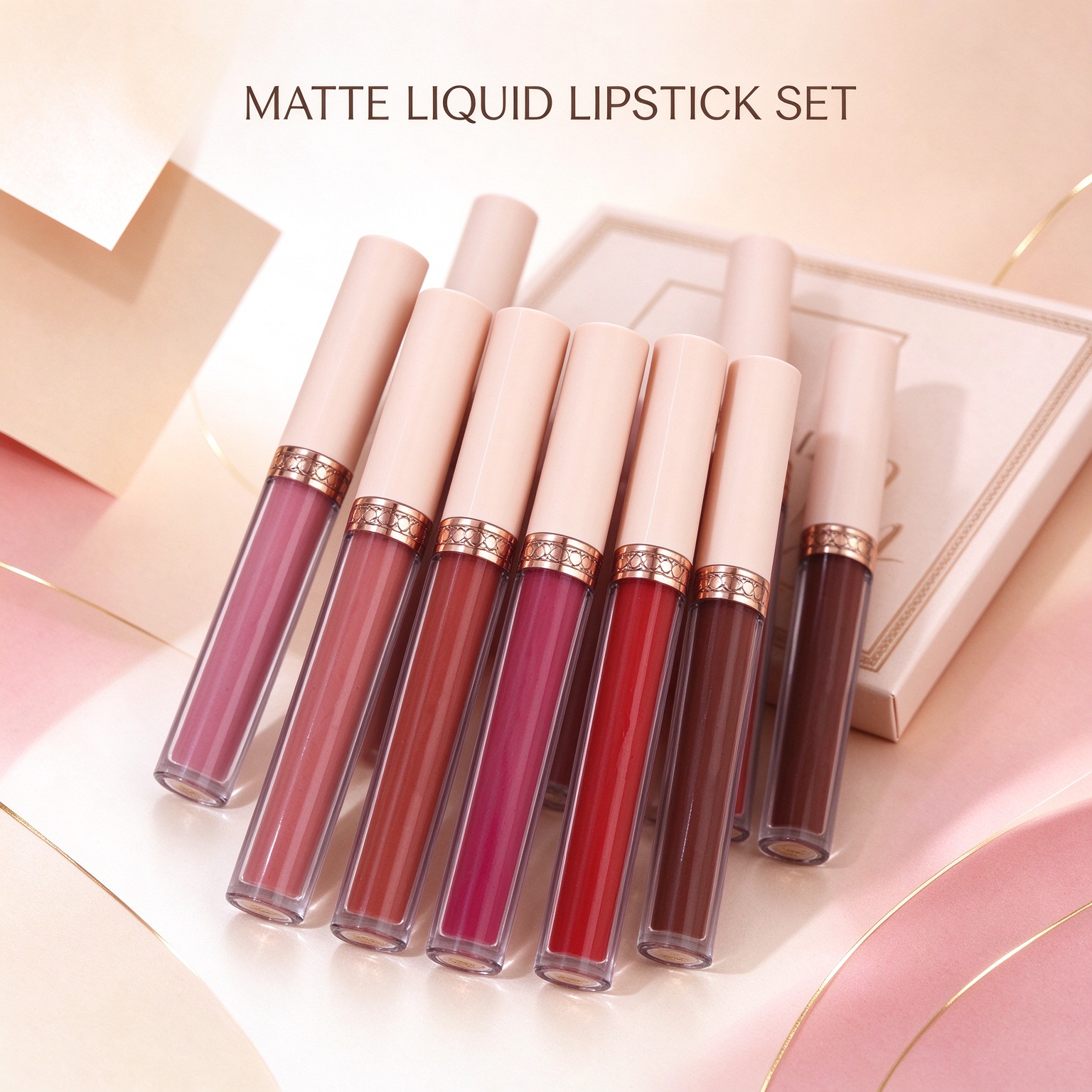 Vegan Herbal Mineral Rich Pigment Matte Liquid Lipstick with Hydrating & Moisturizing Formula Waterproof Long Lasting Lip Glaze