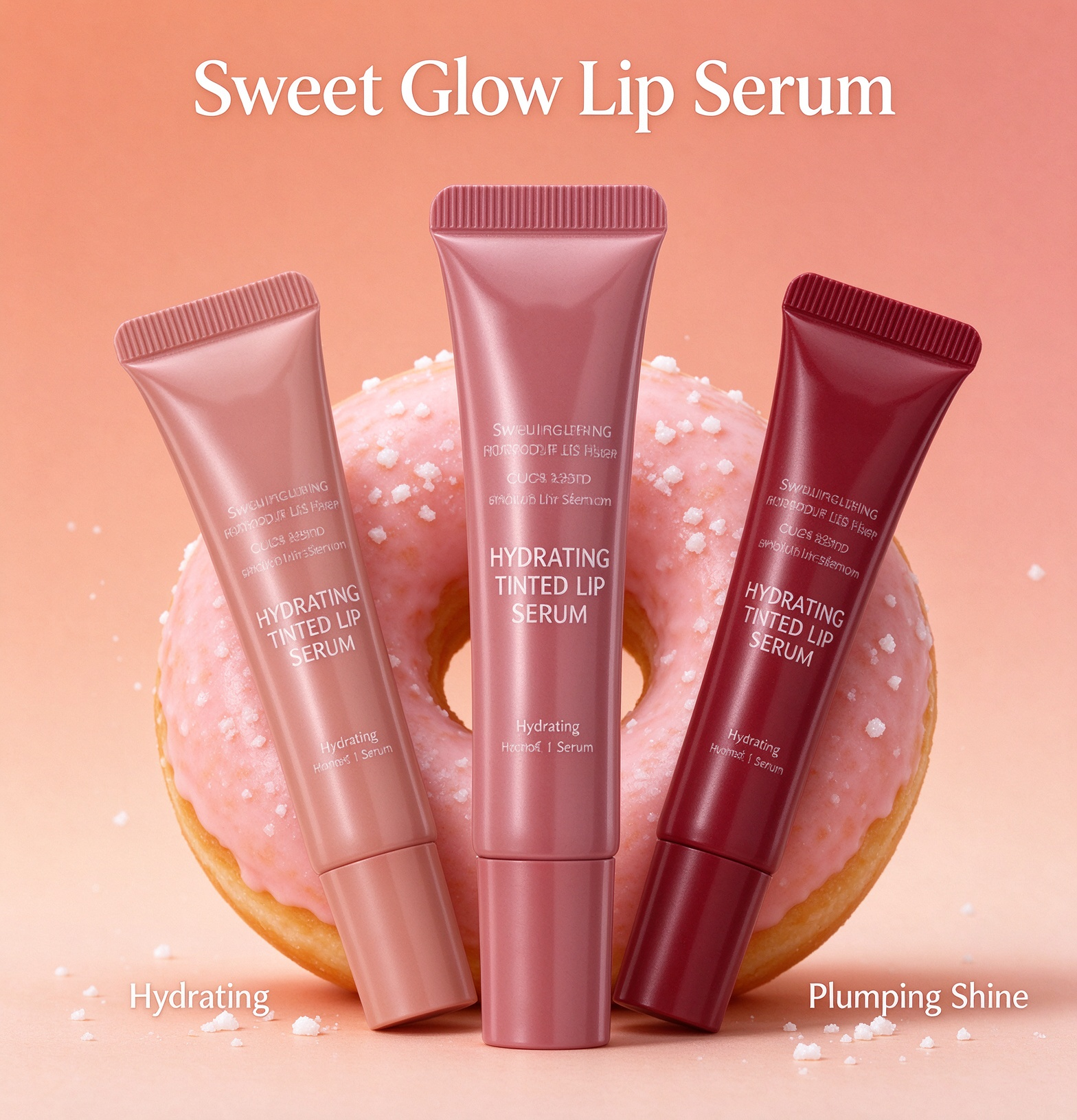 Private Label Sweet Glow Tinted Lip Serum Moisturizing Beautiful Color Daily Lip Care