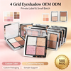 WHY BEAUTY 4 Colors Shimmer Highlighter Palette Multi-Reflective Glow Face Highlight Powder Private Label OEM ODM Cosmetic