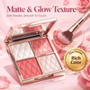 Private Label 4-in-1 Face Palette, Prime Blush Contour & Glow Makeup Palette, Matte & Shimmer Buildable Powder, Vegan Cruelty Free, ISO GMPC MSDS Halal, OEM ODM Small Batch MOQ500