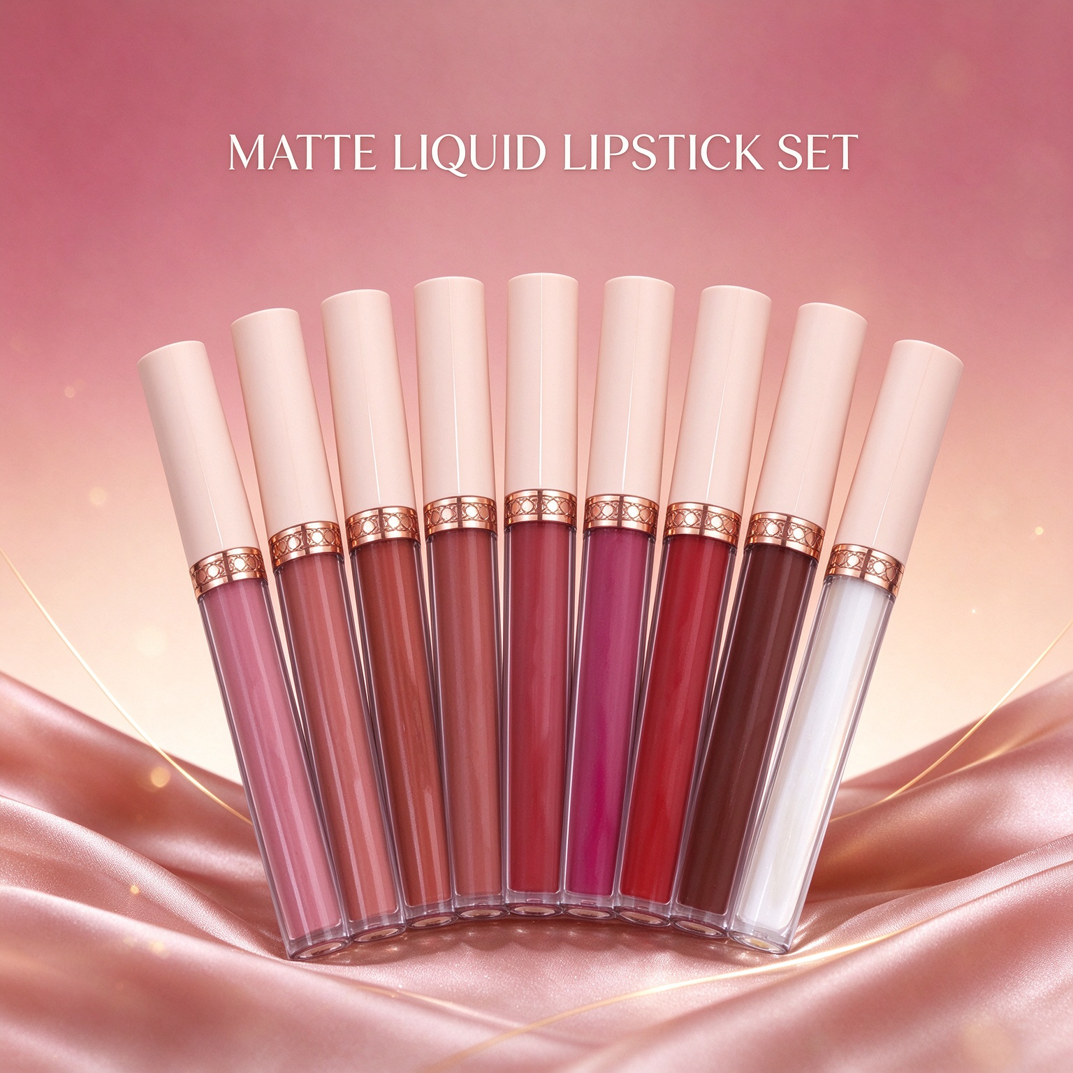 Vegan Herbal Mineral Rich Pigment Matte Liquid Lipstick with Hydrating & Moisturizing Formula Waterproof Long Lasting Lip Glaze