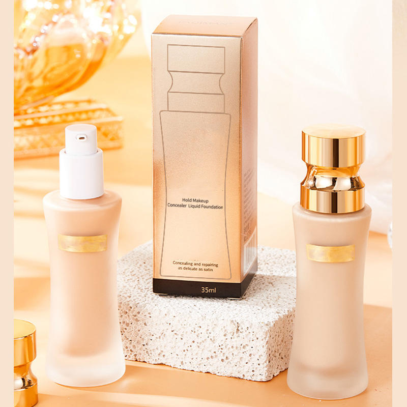 A Long-lasting Foundation And Natural Liquid Concealer Suitable for All Skin Types - Whitening And Moisturizing Formula
